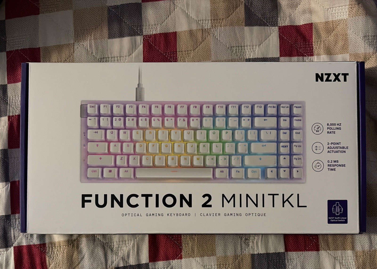Function 2 miniTKL NZXT Optical Gaming keyboard 