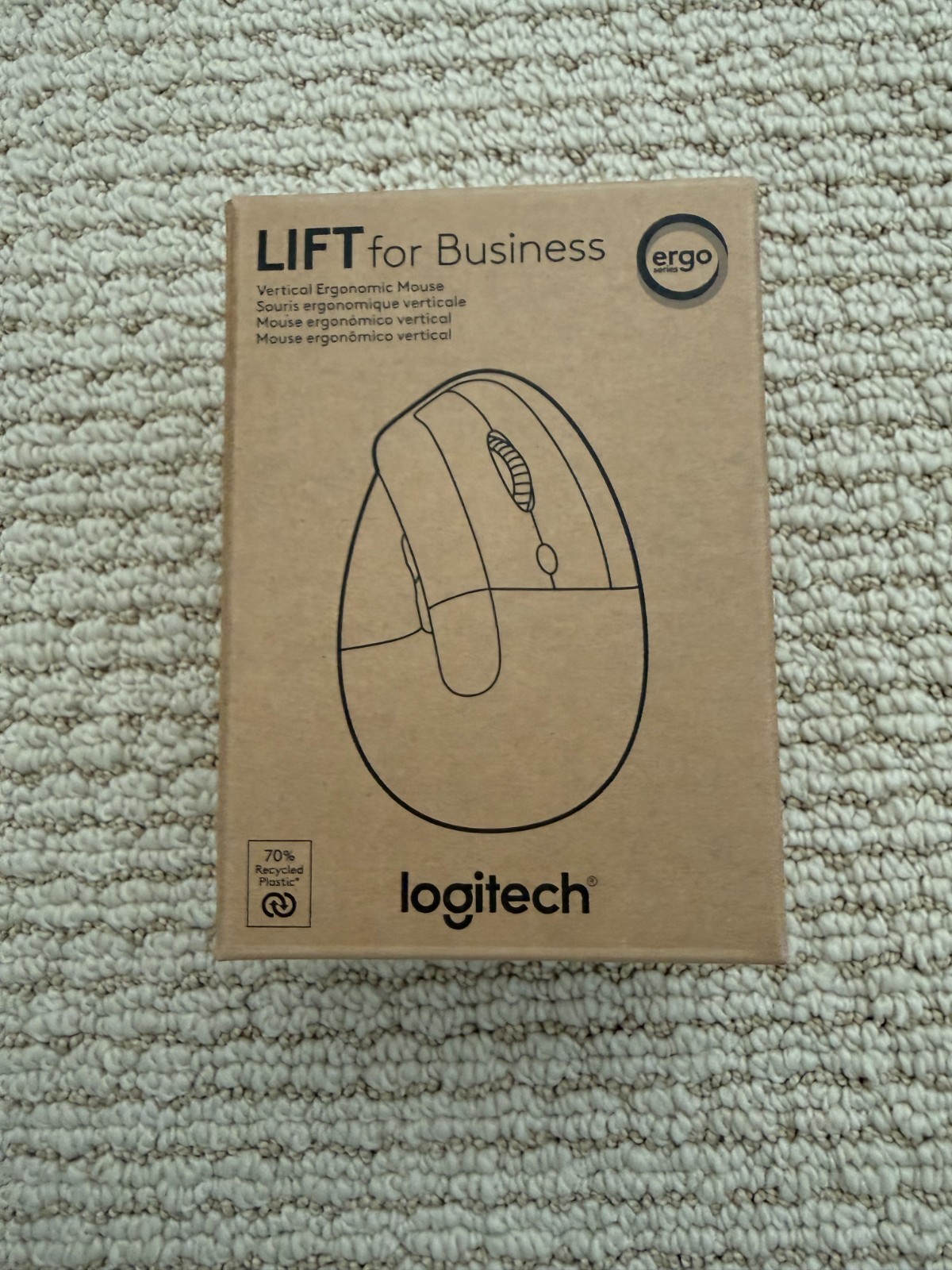 Logitech Lift for Business Vertical Ergonomic Mouse Wireless