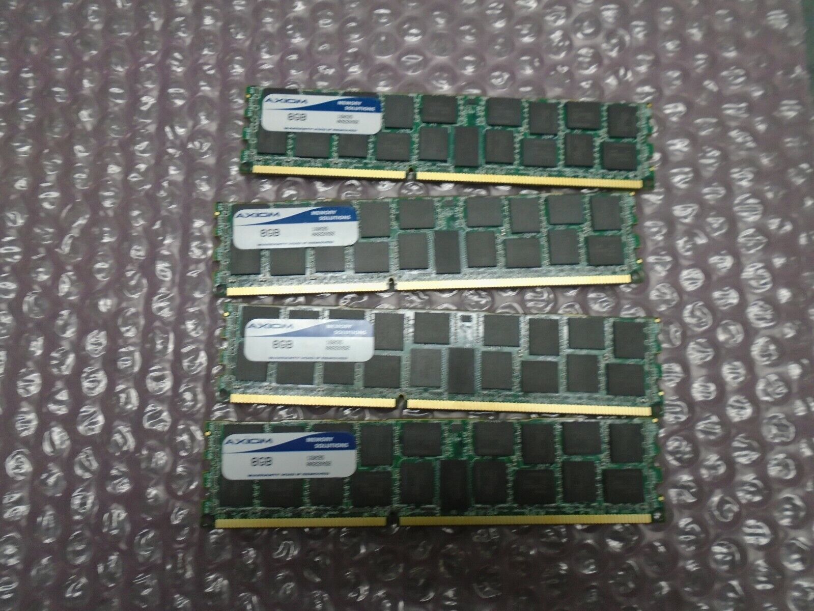 Lot Of 4 Axiom 8GB Server Ram ECC DDR3 1067Mhz 16035 0022092 32GB Total
