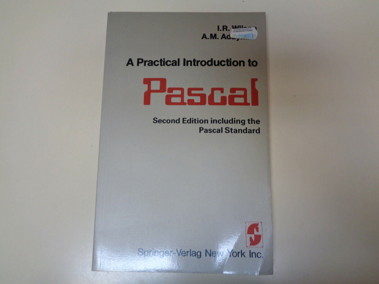 A Practical Introduction to Pascal 1982 Vintage Computer Programming  