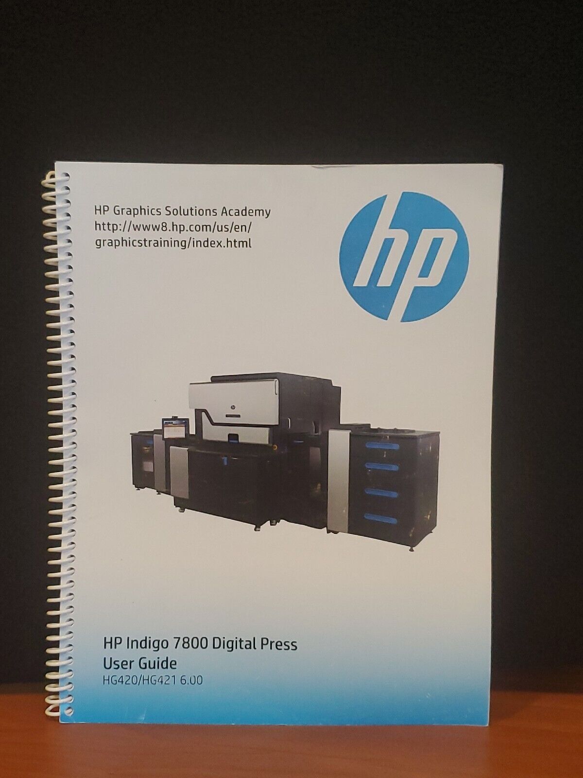 GENUINE HP Indigo Digital Press SERIES 7800 User Guide 