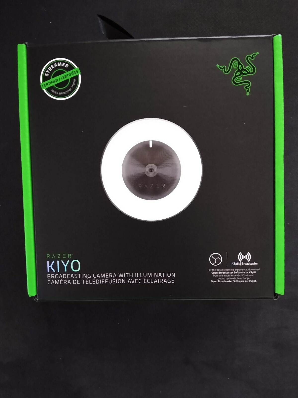 Razer Kiyo Full HD 1080p Streaming Camera w/ Illumination NEW IN HAND 
