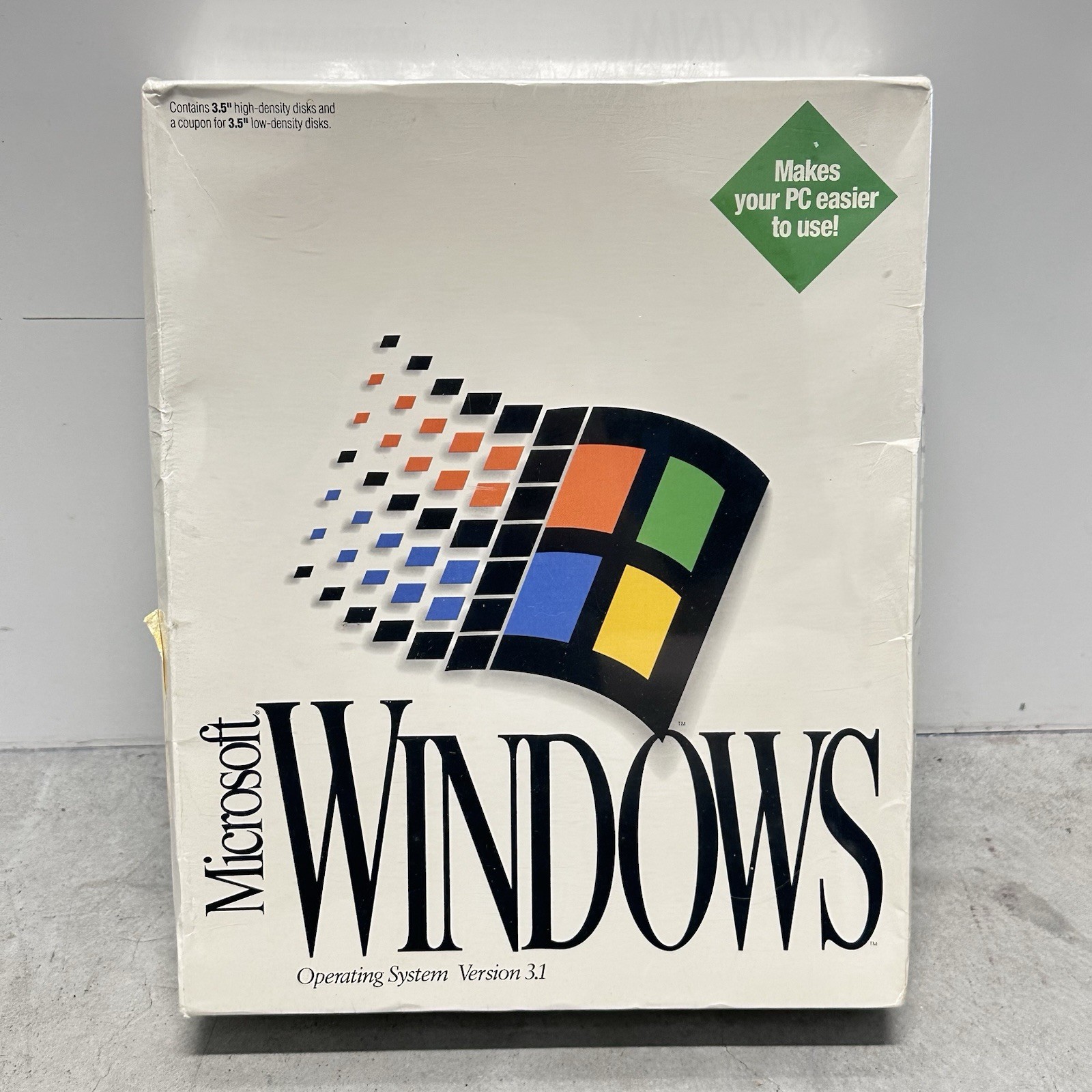 MICROSOFT WINDOWS OPERATING SYSTEM VERSION 3.1 New Sealed Authentic NOS
