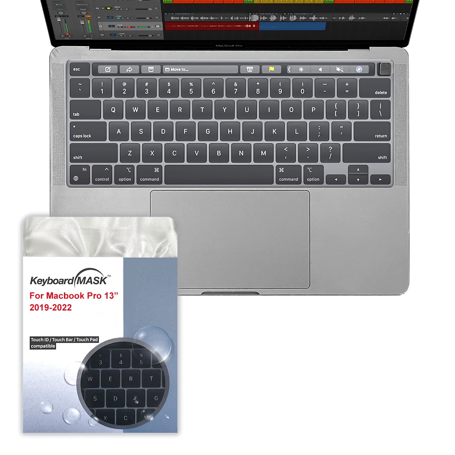 Green Onions Supply KeyboardMask for MacBook Pro 13" Matte Finish Full