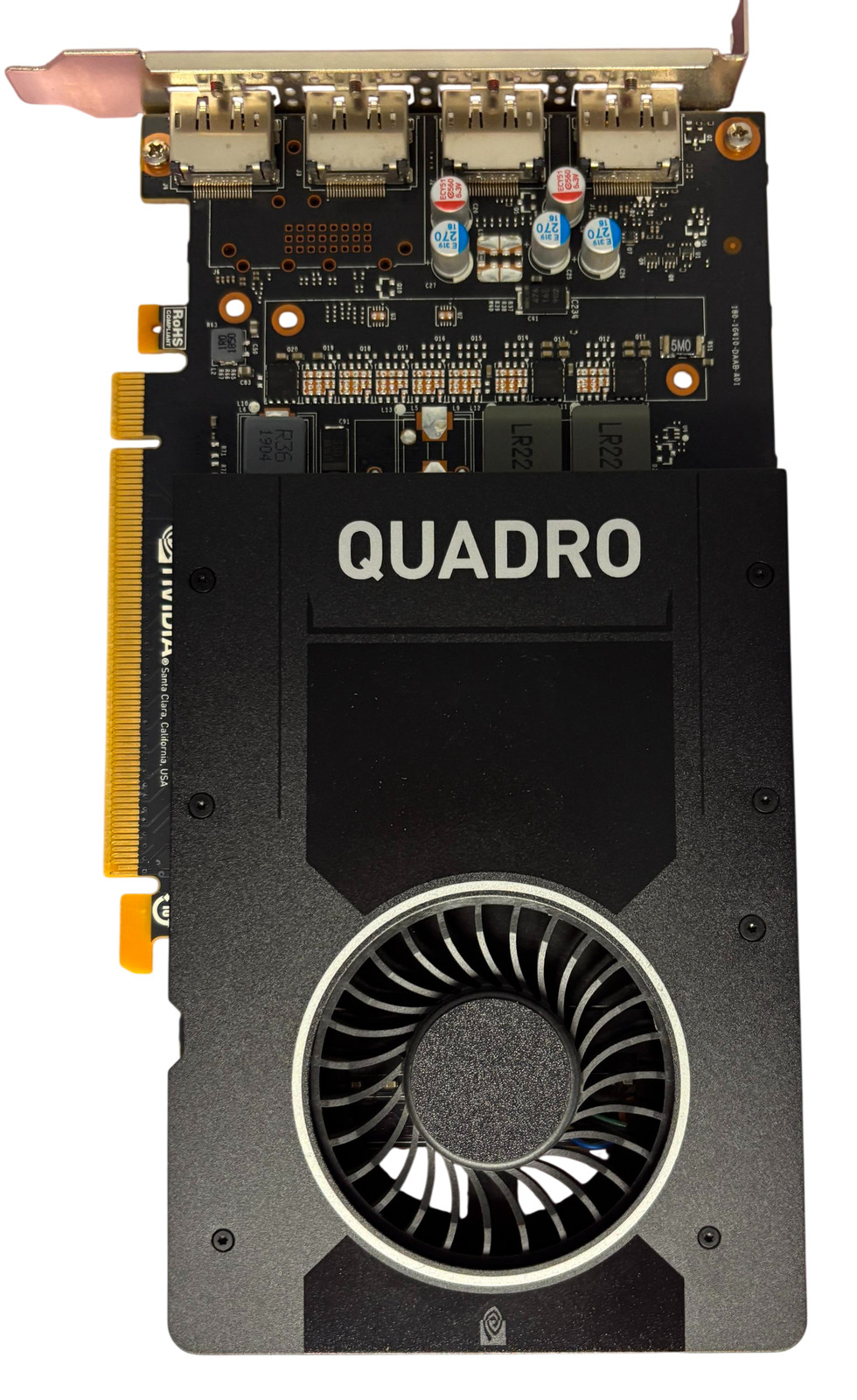 NVIDIA Quadro P2000 5GB GDDR5 PCIe 3.0 x16 4x DisplayPort Graphics Card Tested
