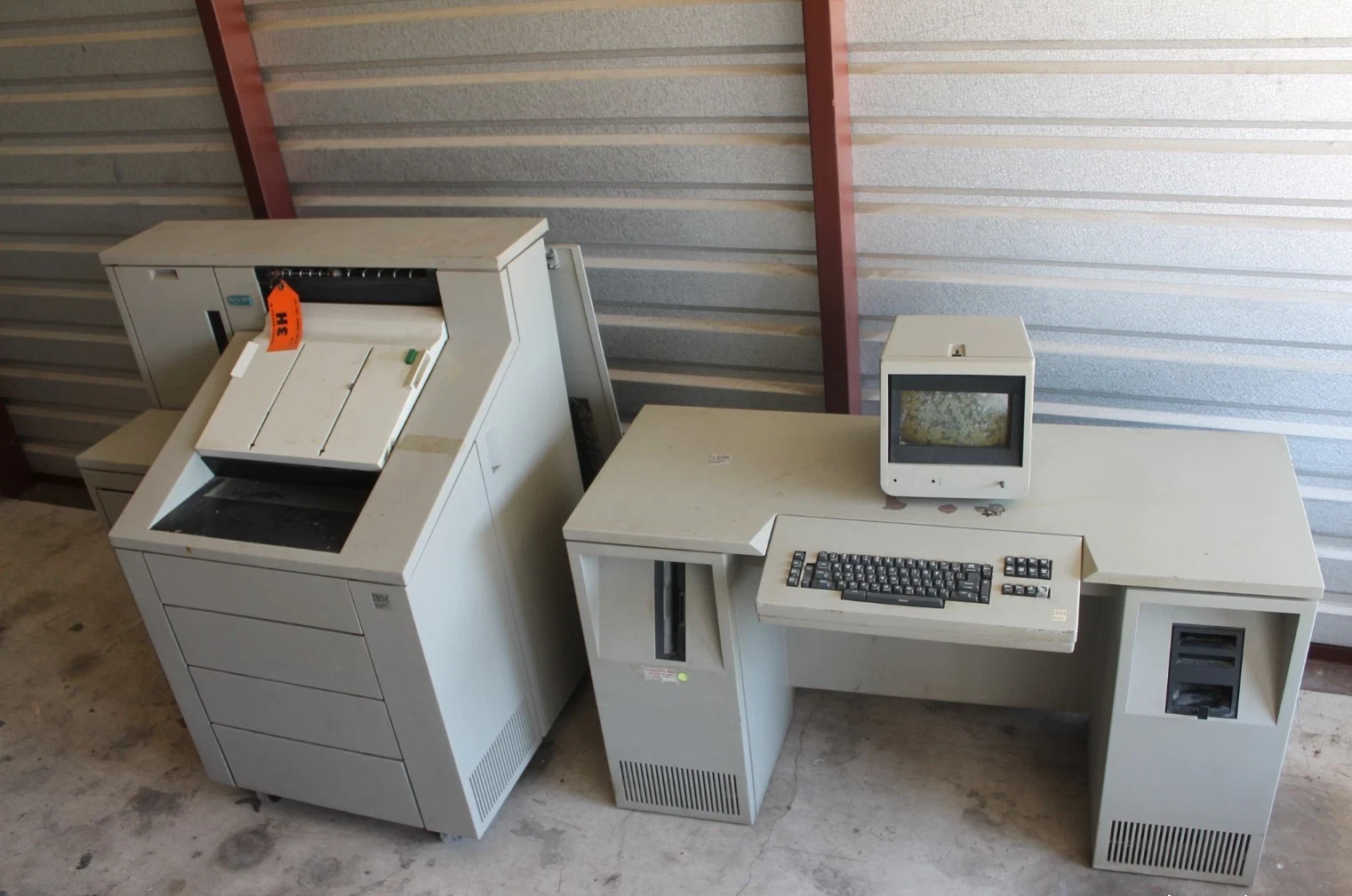 IBM System/6 Model 450 Office Computer System w/ Console & Printer