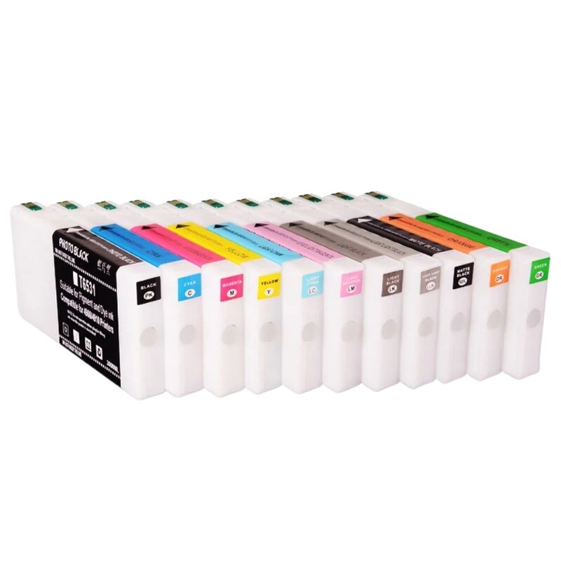11*200ML T6531-T6539 T653A T653B Compatible Ink Cartridge For Stylus Pro 4900
