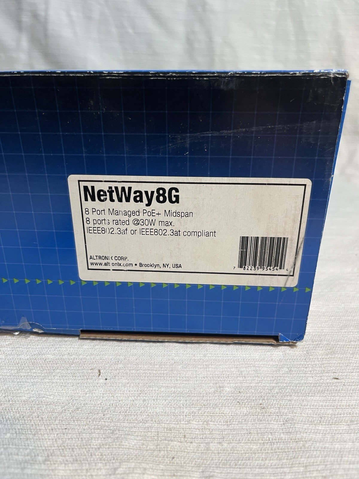 Altronix NetWay8G Managed Poe Midspan Injector 8-Port