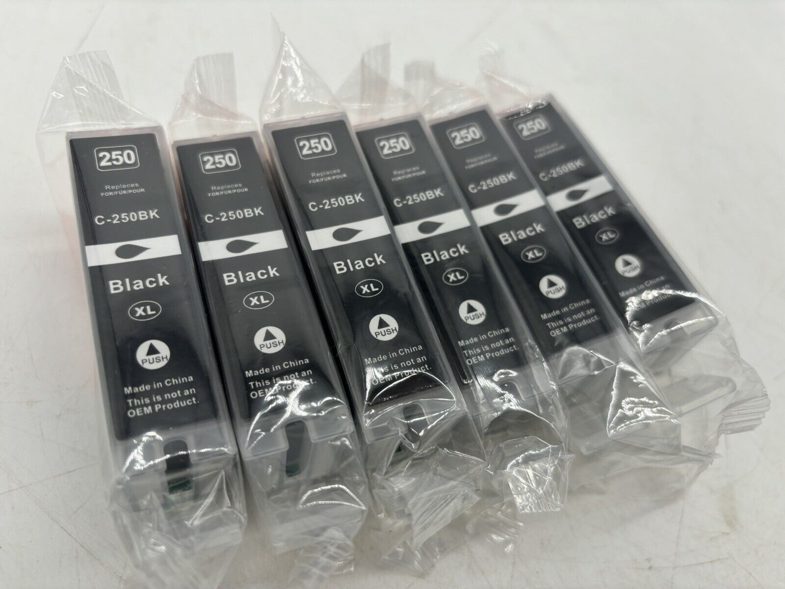 Ink Cartridge C-250BK Black XL For Canon Printers (6)