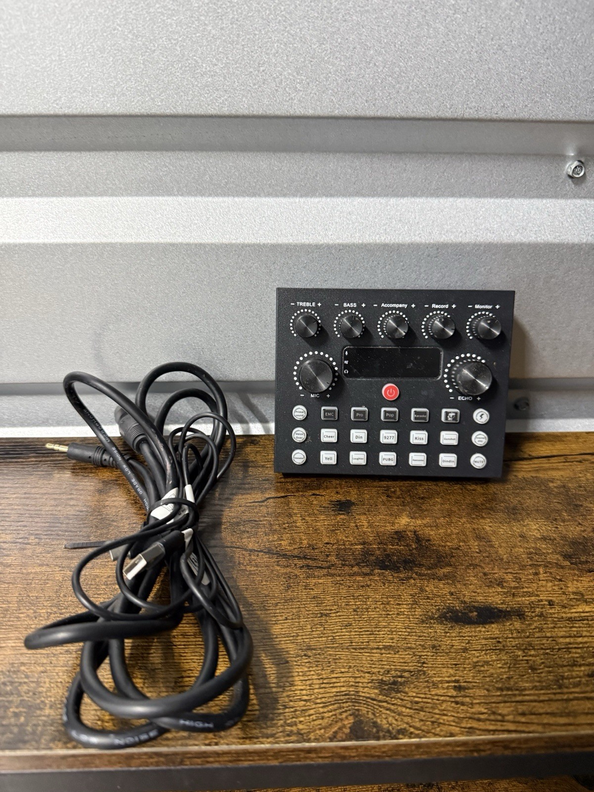 V8S USB Sound Card - Audio Mixer for Live Stream/Karaoke with Voice Changer