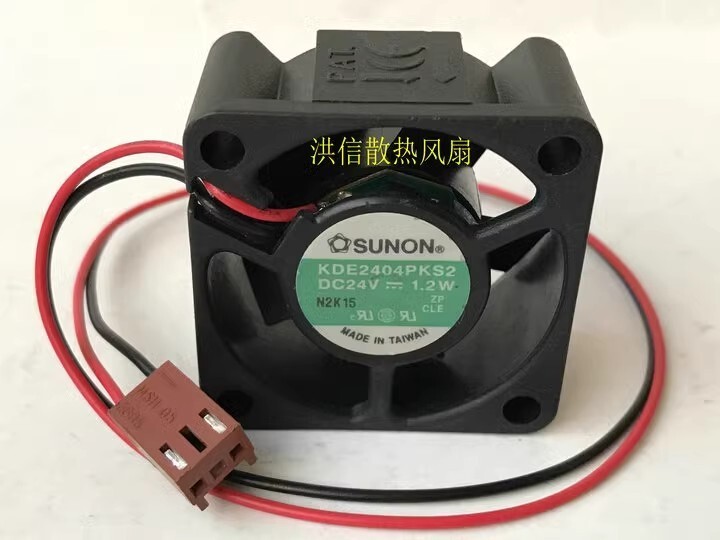 SUNON KDE2404PKS2 4020 DC24V 1.2W 40*40*20MM 2-Pin Inverter Cooling Fan