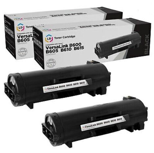LD Compatible Toner Cartridge Replacements for Xerox 106R03940 (Black, 2-Pack)