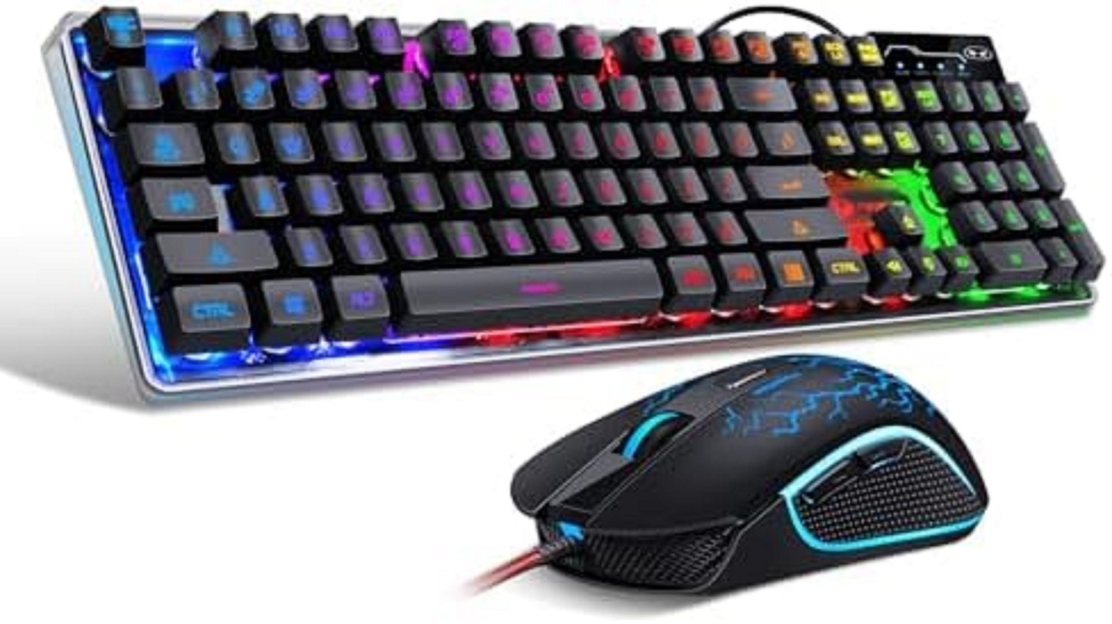 Teclado Y Mouse Inalambrico Gamer Razer Croma Gaming Iluminacion Teclas Para Pc