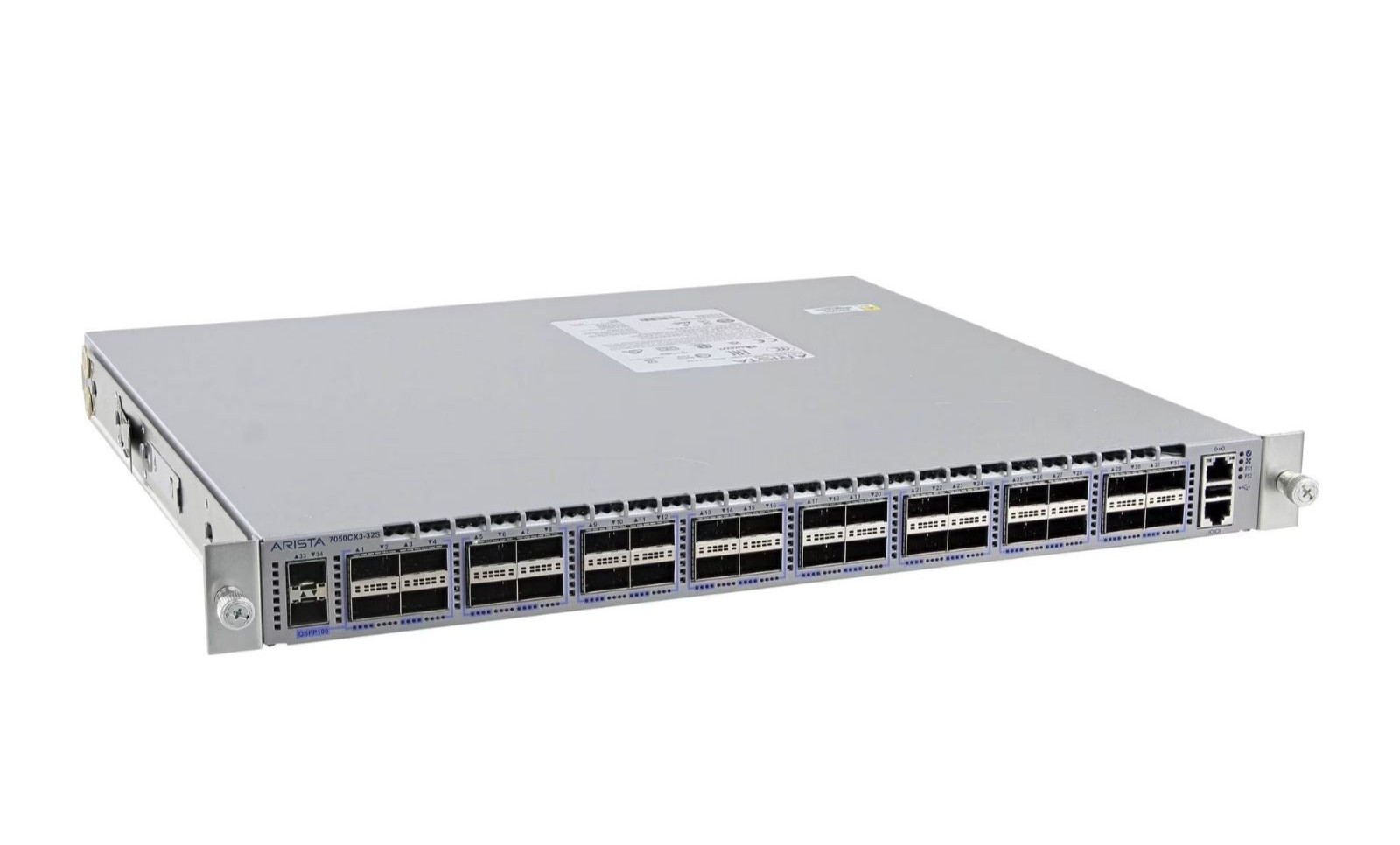 Arista DCS-7050QX-32S-R  7050X, 32xQSFP+ & 4xSFP+ switch