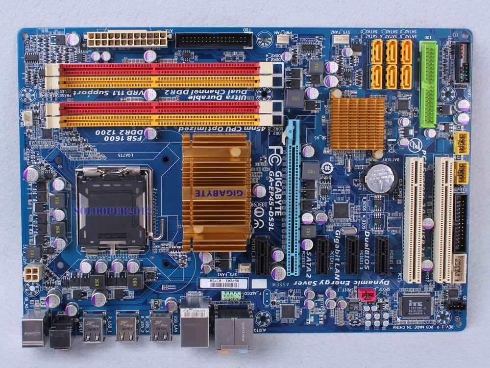 Gigabyte GA-EP45-DS3L V1.0 Motherboard Intel P45 LGA 775/Socket T DDR2