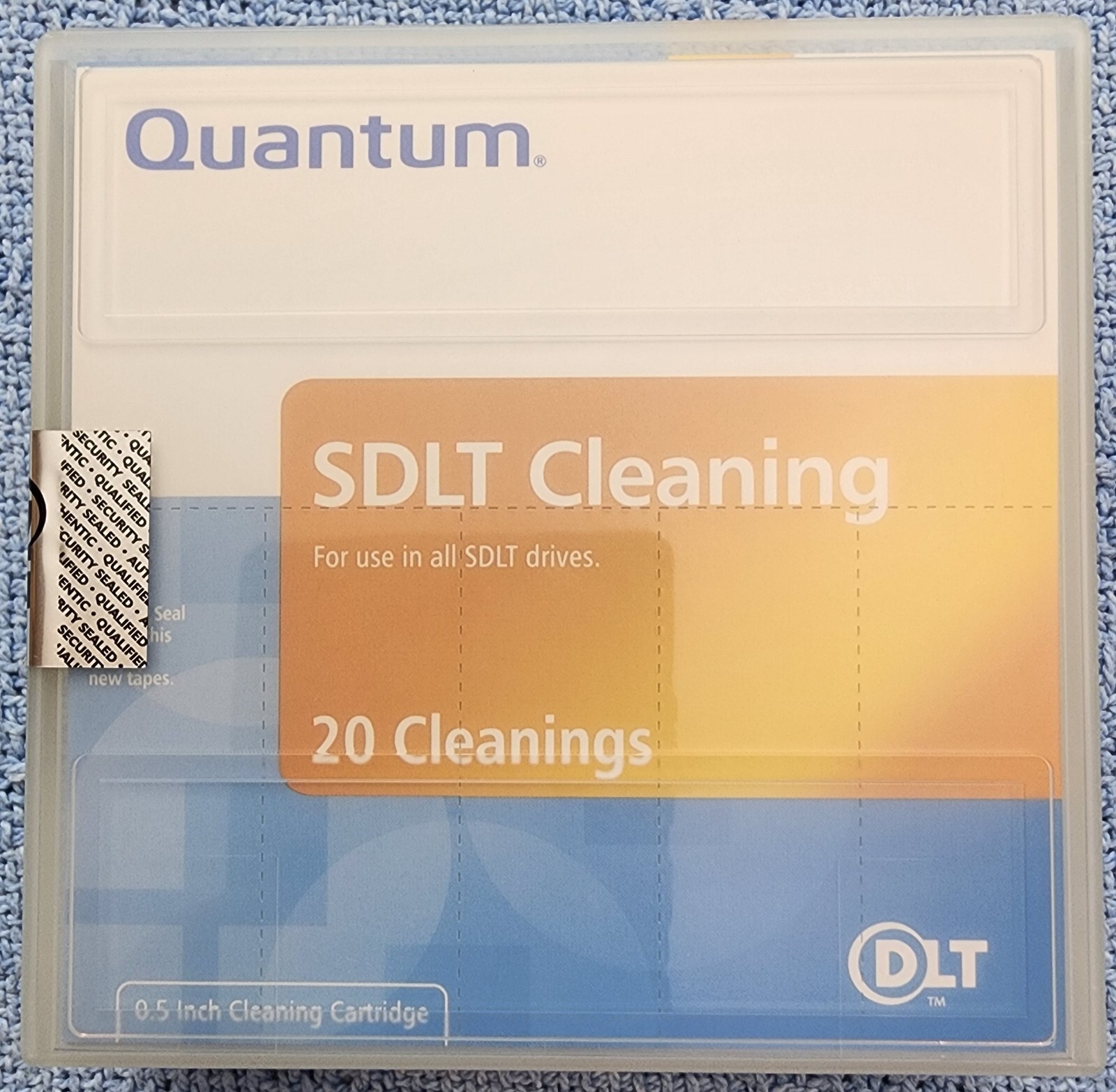 Quantum SDLT Cleaning Cartridge SLDT 220, 320, 600, 600A - 20 Cleanings - NEW