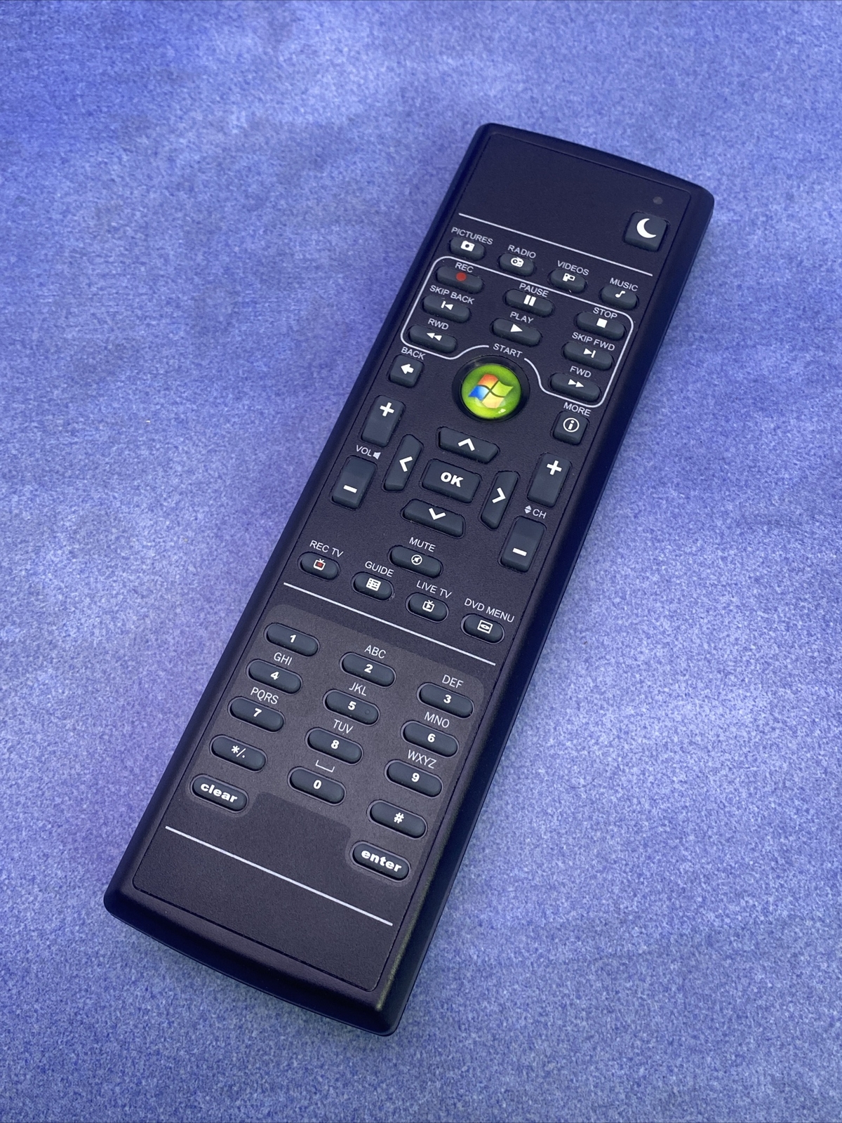 Diamond Multimedia Media Center PC Remote Control RC-118 Black