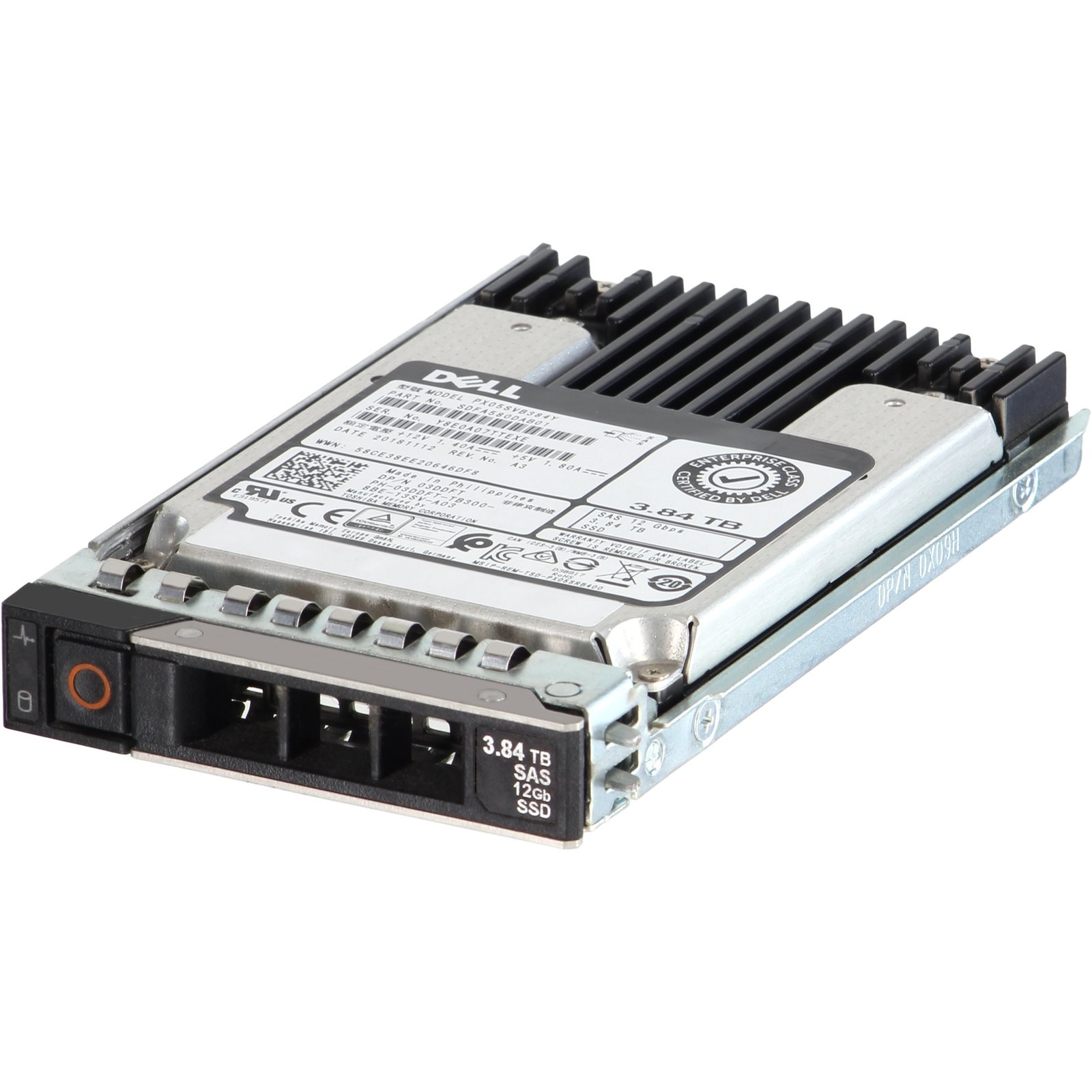 3DDFT-CP2 Dell 3.84TB 12Gbps SAS MU MLC 2.5 SSD PX05SVB384Y CPO