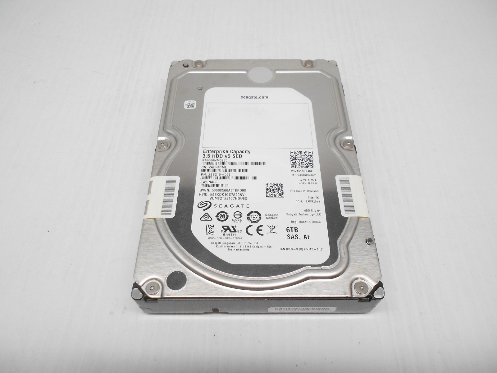 Seagate ST6000NM0285 6TB 7.2K 3.5" SAS 12Gbs Server JBOD Hard Drive Dell HP IBM