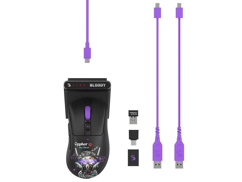 Mysz bezprzewodowa A4Tech Bloody R73 ULTRA DUO Cypher Ghost A4Tech