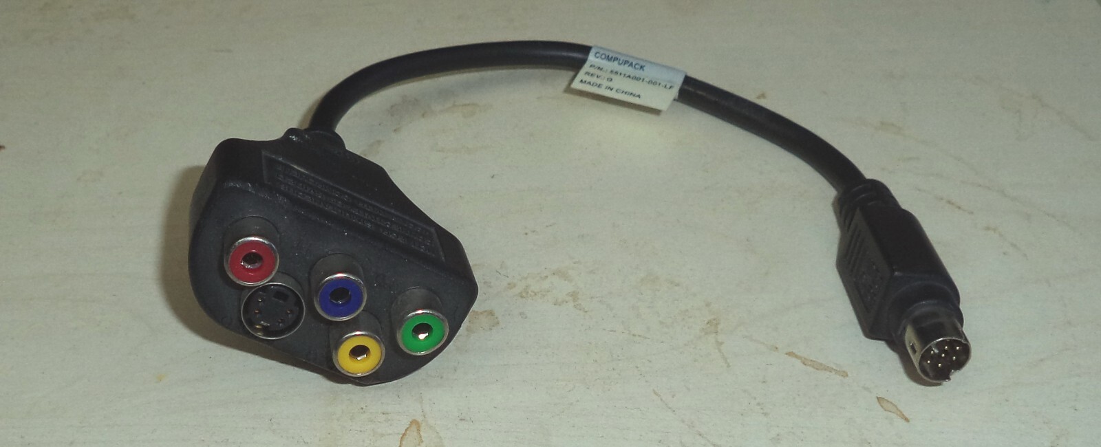 NVidia 5511A001-001-LF Compupack S-Video Composite RGB Cable ~ SDTV to HDTV