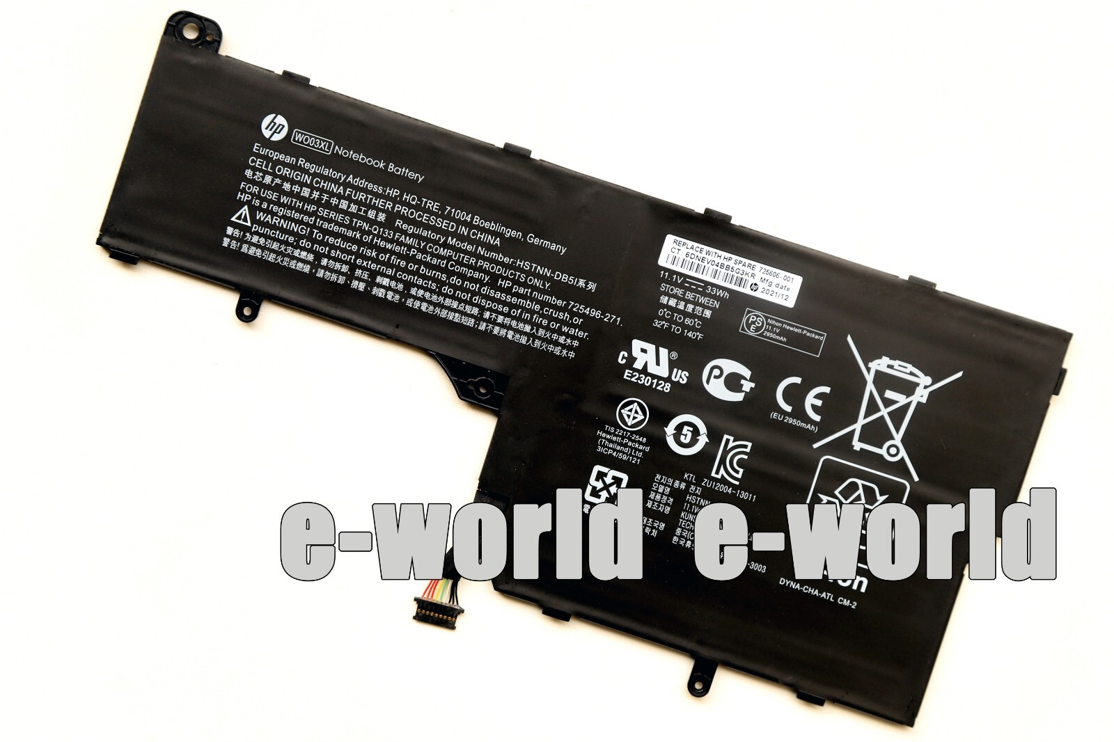 New Genuine WO03XL Battery for HP SPLIT x2 13-M HSTNN-IB5I HSTNN-DB5I 725606-001