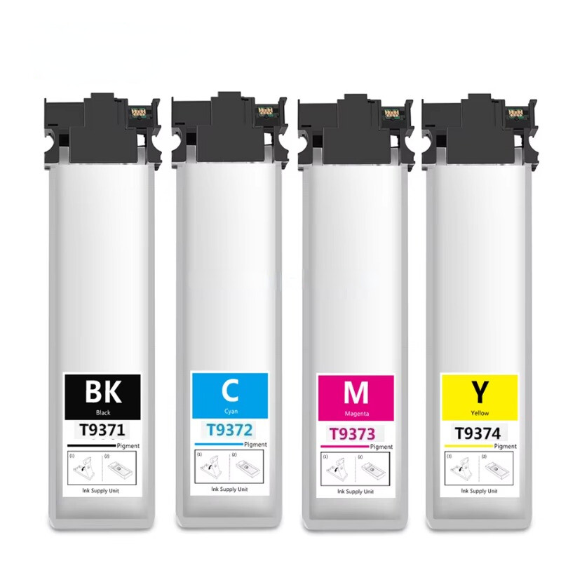 4PC Compatible Ink Cartridge T9371-T9374 For WorkForce Pro WF-C5790 WF-C5290