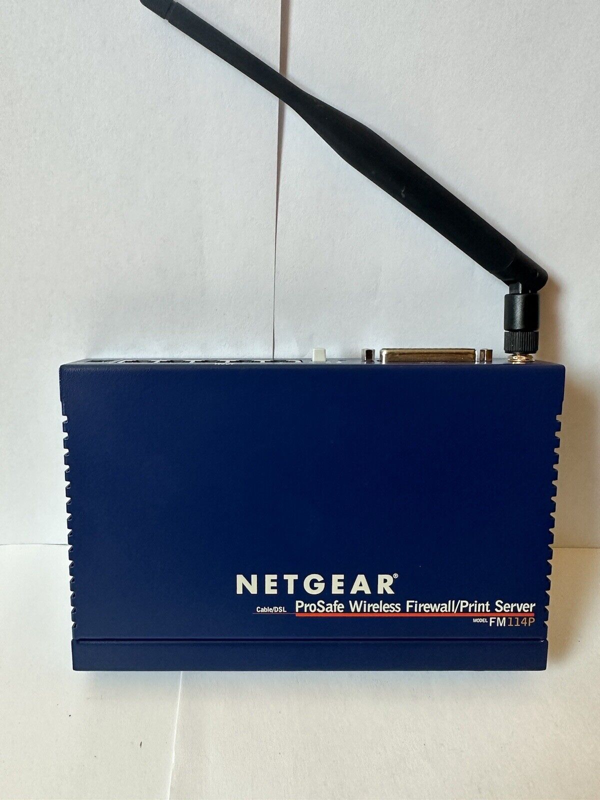Netgear Prosafe Wireless Firewall/print Server FM114P No Cable