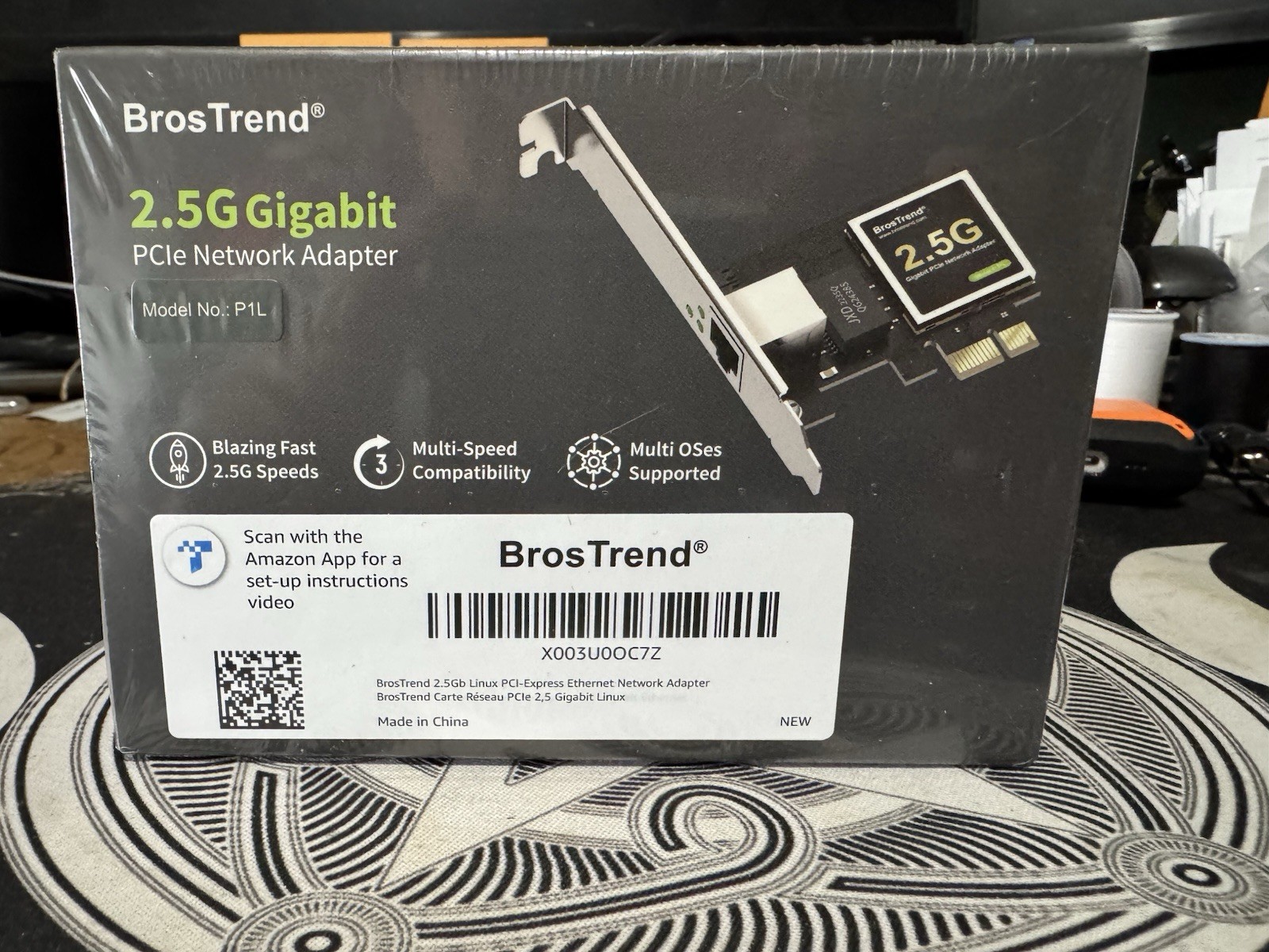 BrosTrend 2.5G Gigabit PCle Network Adapter