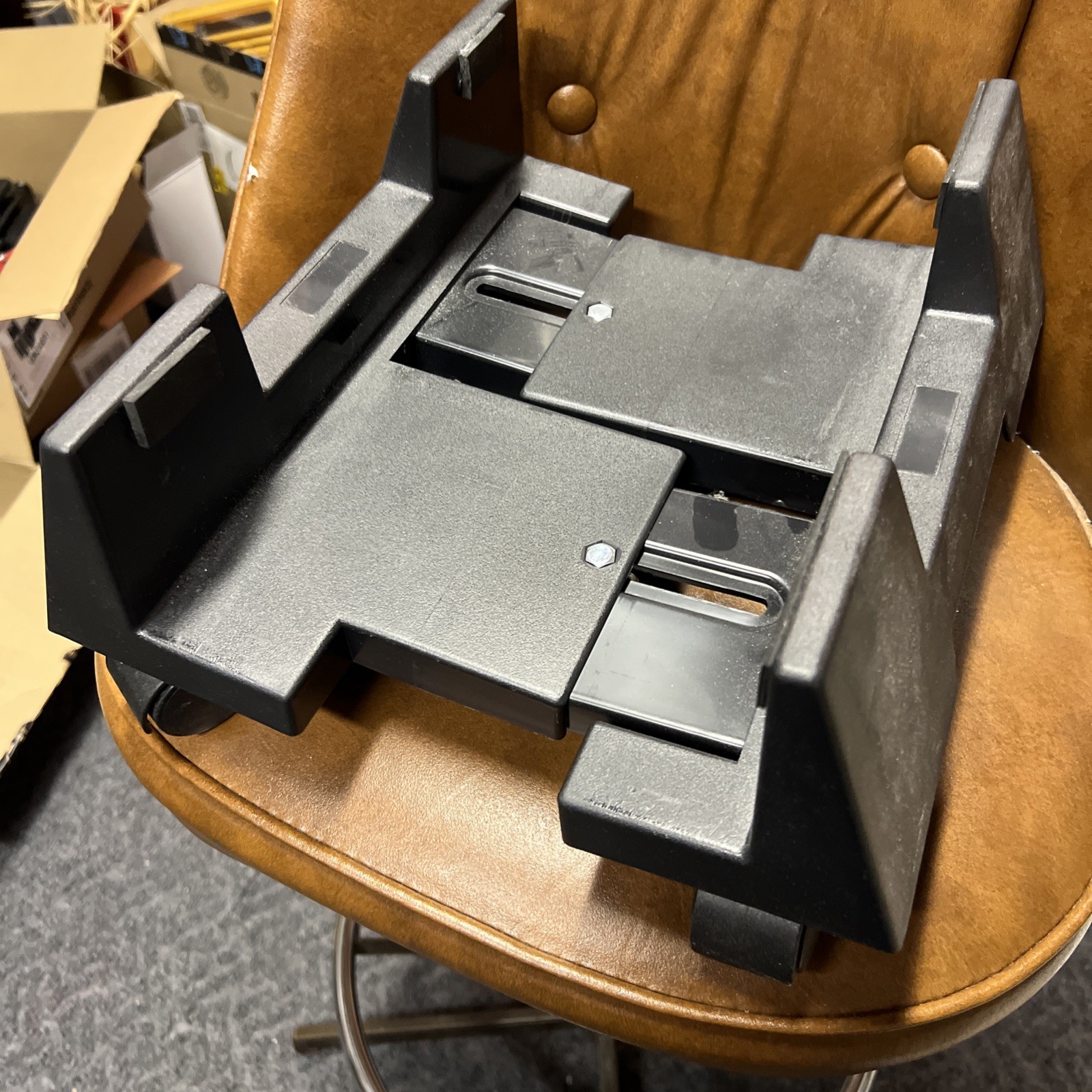 Mobile Desktop Tower Computer Floor Stand Rolling Caster Wheels w