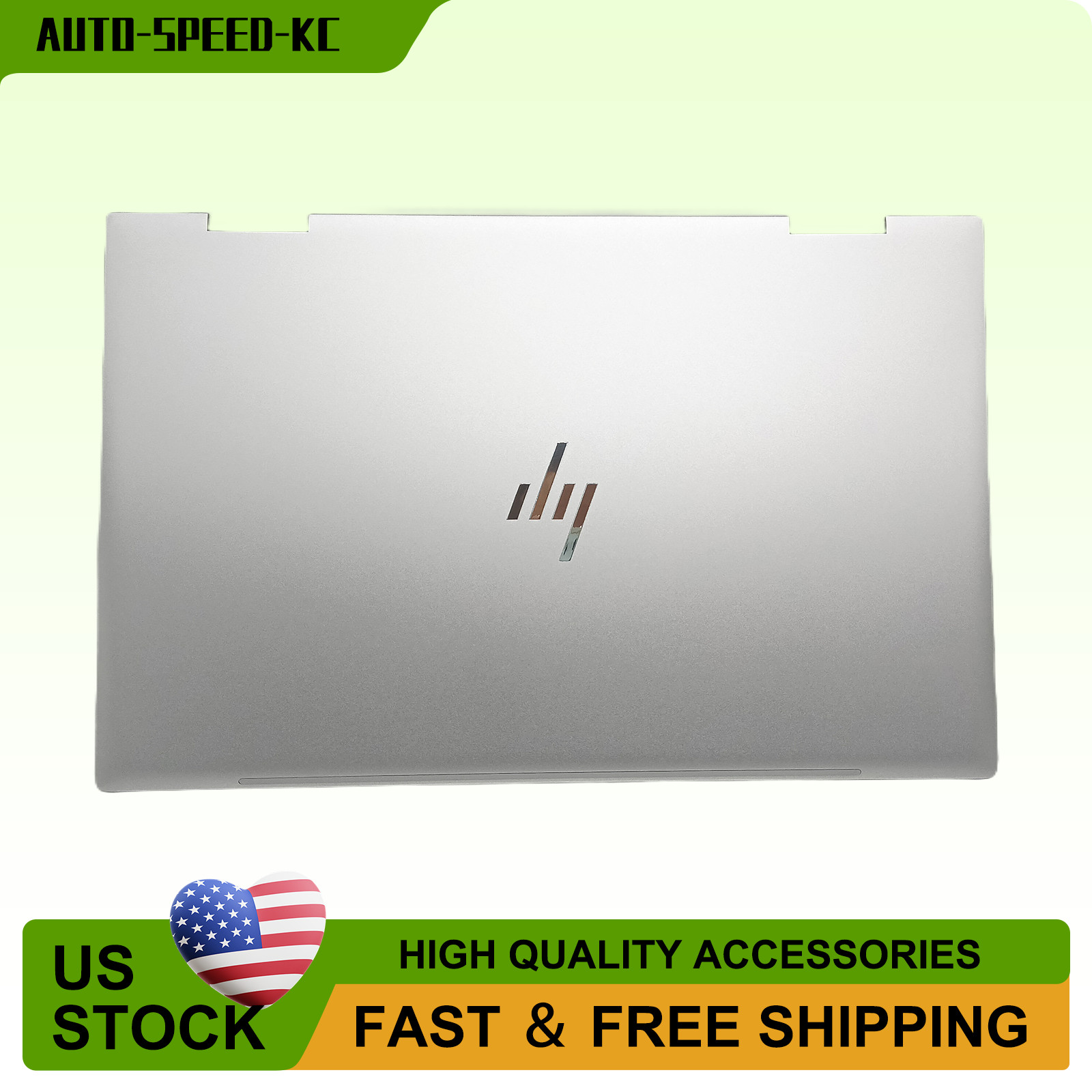 New Silver LCD Cover Rear Lid for HP ENVY x360 15m-ee0013dx 15m-ee0023dx 15-ED