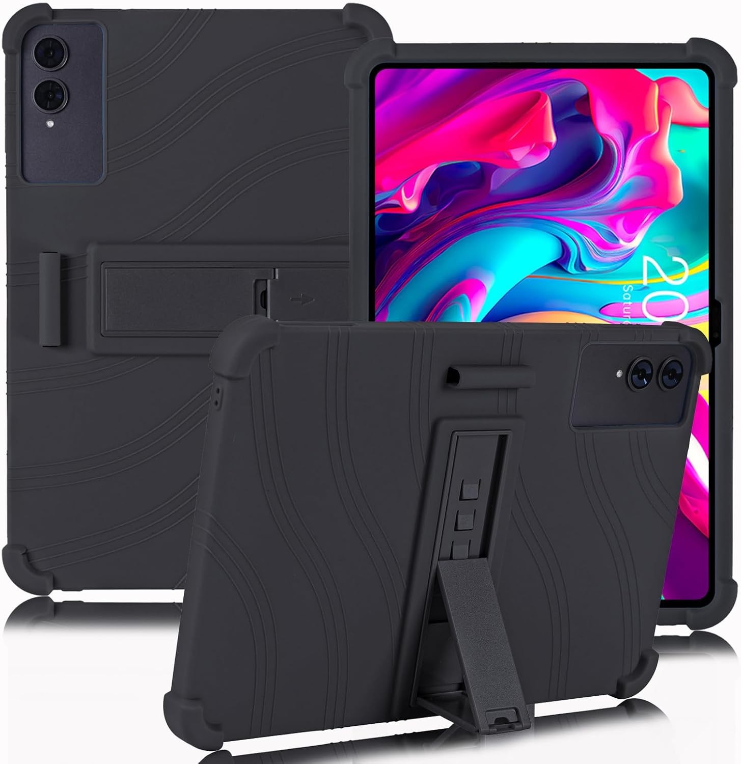 Case for TECLAST T65 Tablet 13.4 inch, Soft Silicone Shockproof with Adjustable
