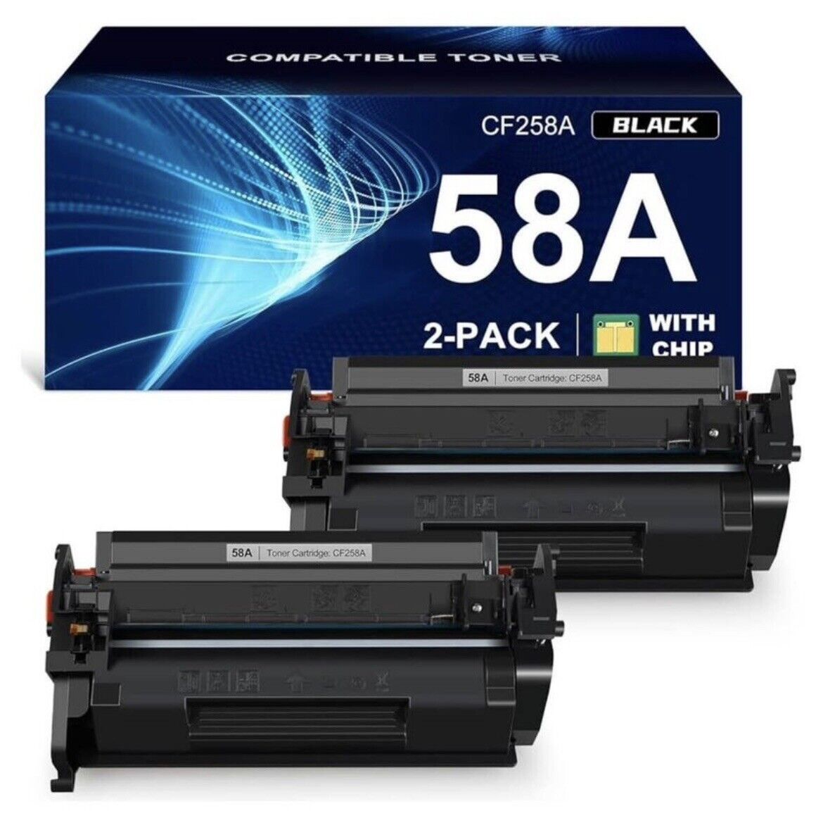 58A CF258A Toner Cartridge Black (with Chip) HP 58A CF258A 58X CF258X