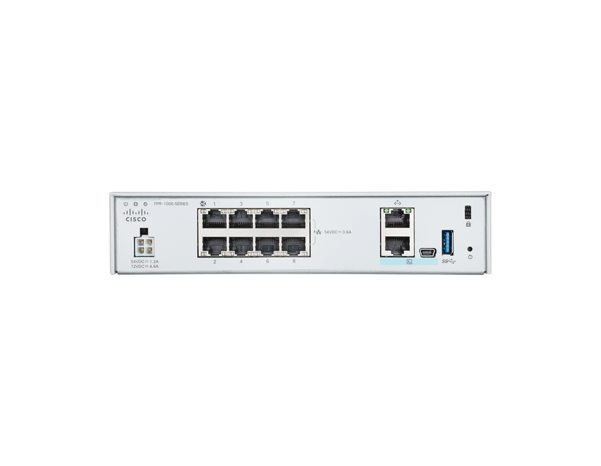 Cisco FPR1010-NGFW-K9 FirePOWER 1010 NGFW Firewall 8-Port Gigabit New Sealed