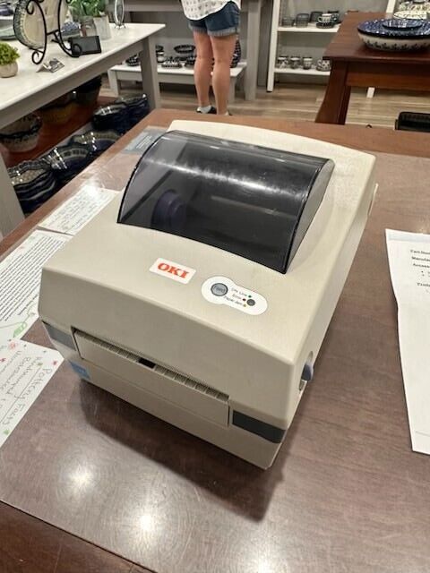 OKI Data LD620D Compact Direct Thermal Label Printer w/ Cords