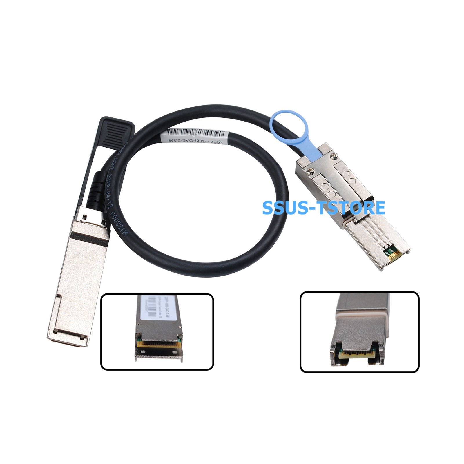 40G QSFP SFF-8436 to SFF 8088 SAS Cable DDR HD For NetApp DS4243 DS4246