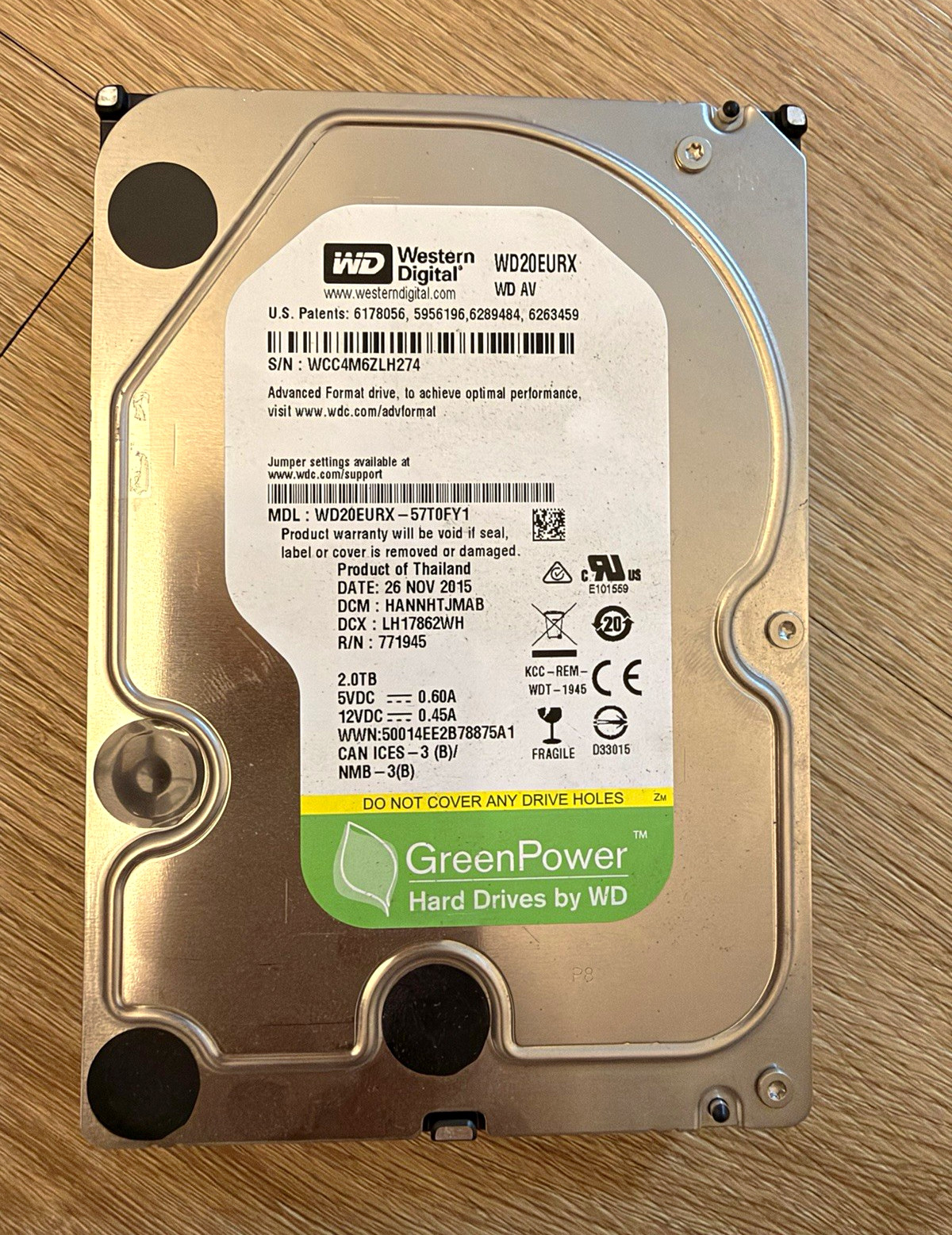 Western Digital GreenPower 2TB 3.5"
