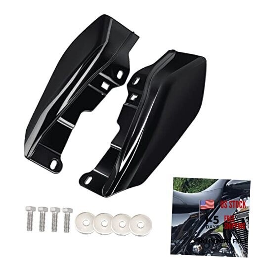 Vivid Mid Frame Air Heat Deflectors Trim Left Right Set Compatible for Black