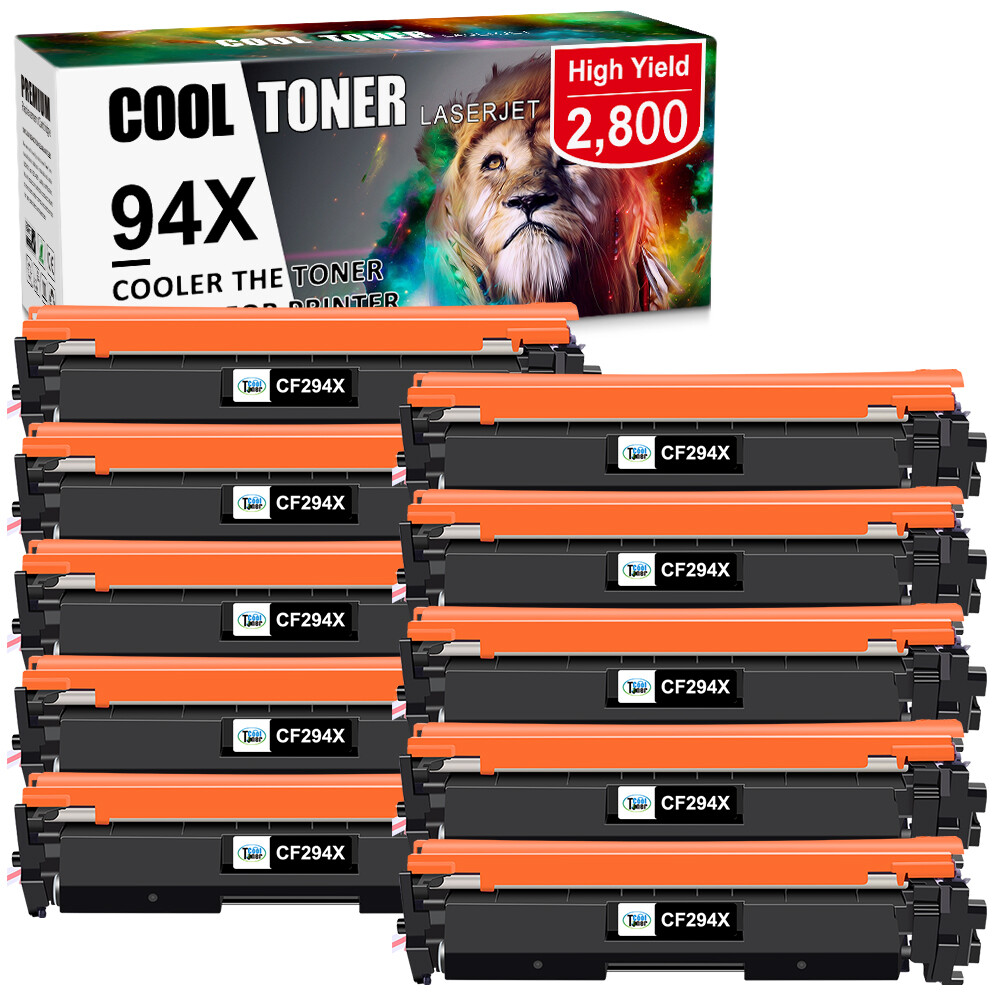 10PK CF294X 94X Toner Compatible For HP LaserJet Pro M118dw MFP M148dw M148fdw