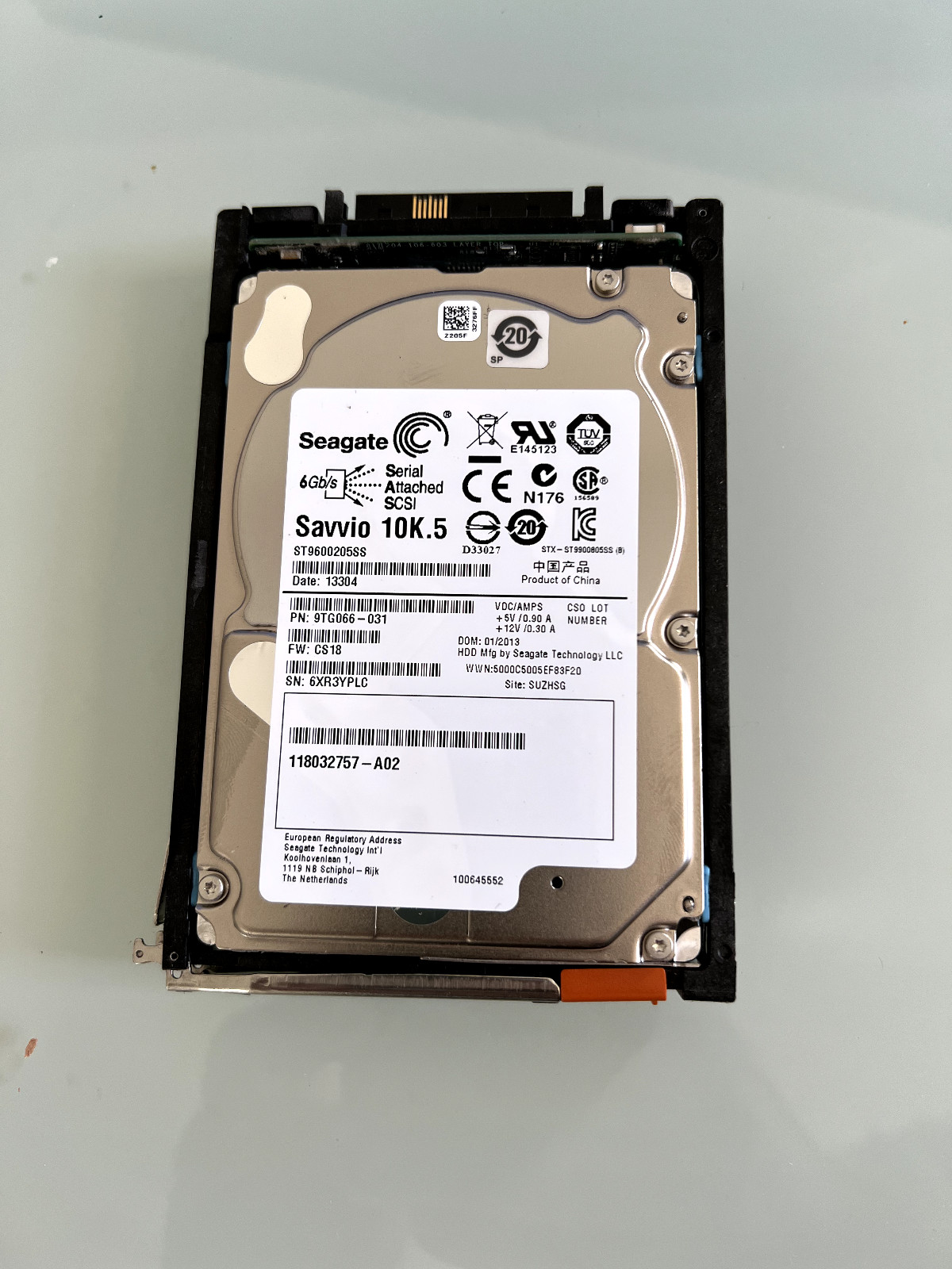 EMC SAN Hard Drives 118033213-02 - EMC 600GB 10K RPM SAS 2.5" HDD
