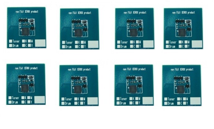 8 PCS XEROX DOCUCOLOR 240 242 250 252 260 TONER CHIP  (C-Y-M-K)