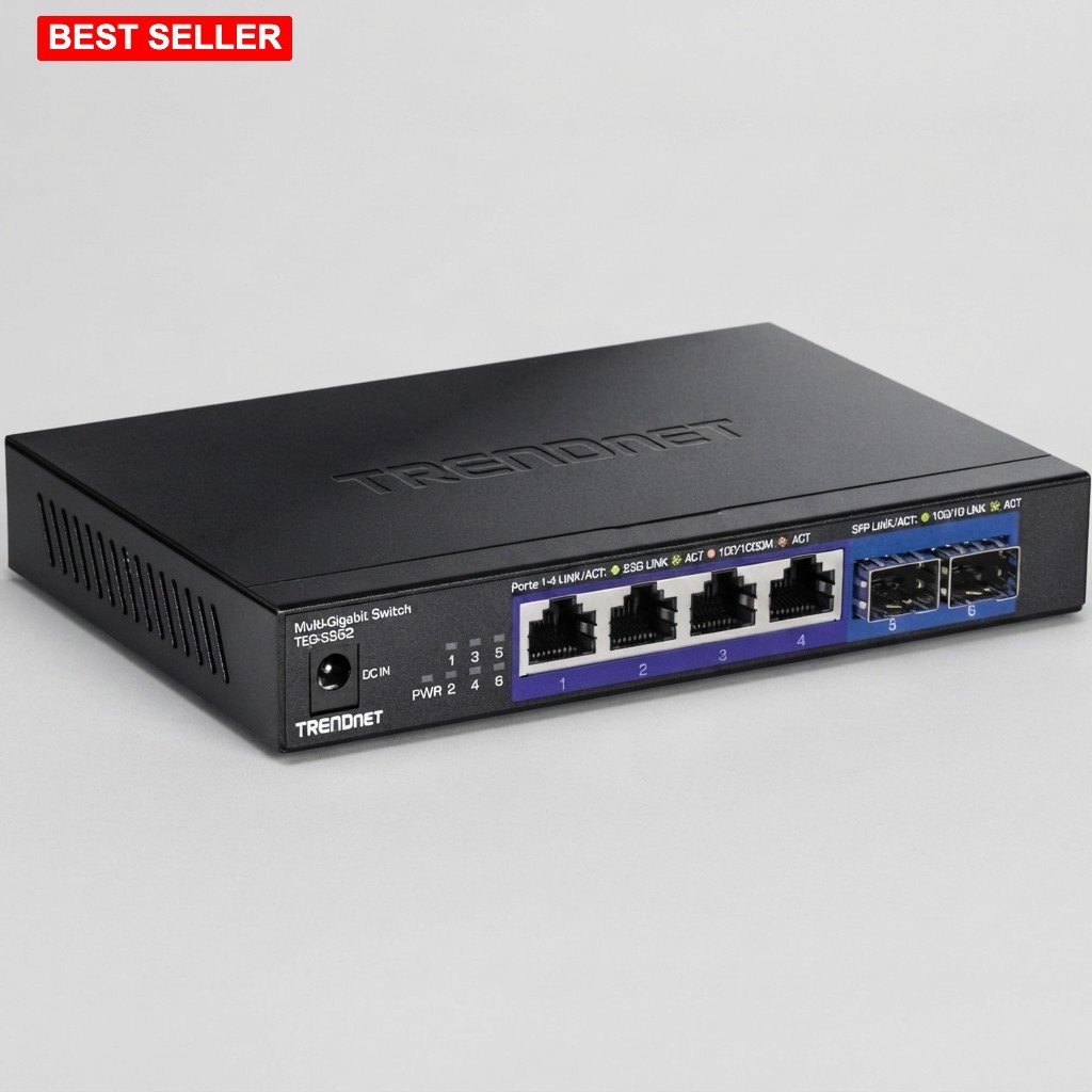 6-Port Unmanaged Multi-Gig Switch,TEG-S562, Lifetime Protection