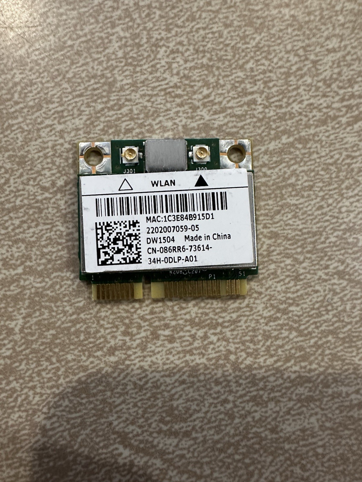 Genuine OEM Dell Wi-Fi Card DW1504 E5430 E6430 E5530 86RR6 Quick Ship