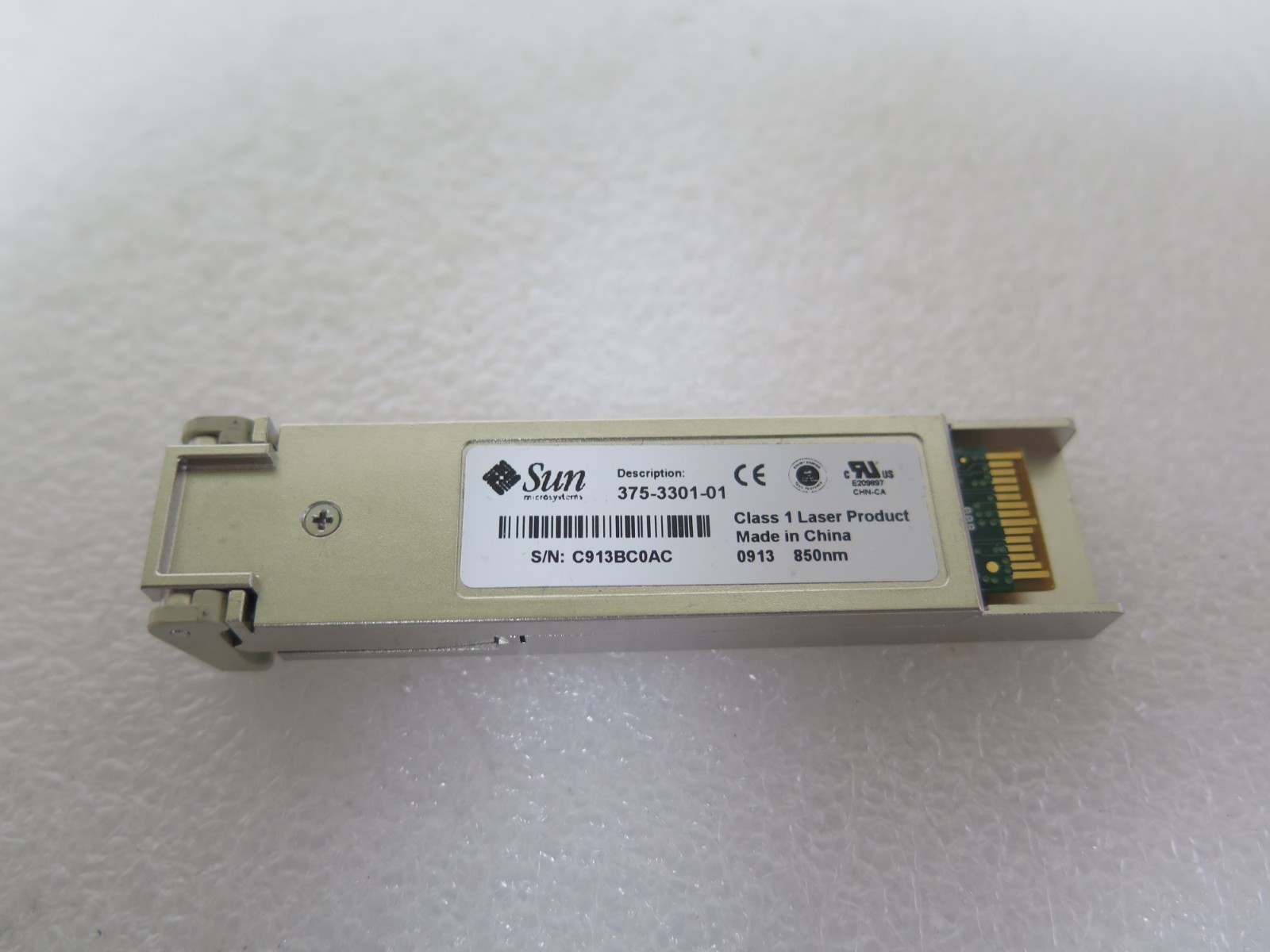 Genuine Sun Microsystems 10GBase-SR Transceiver 375-3301-01 Grade A