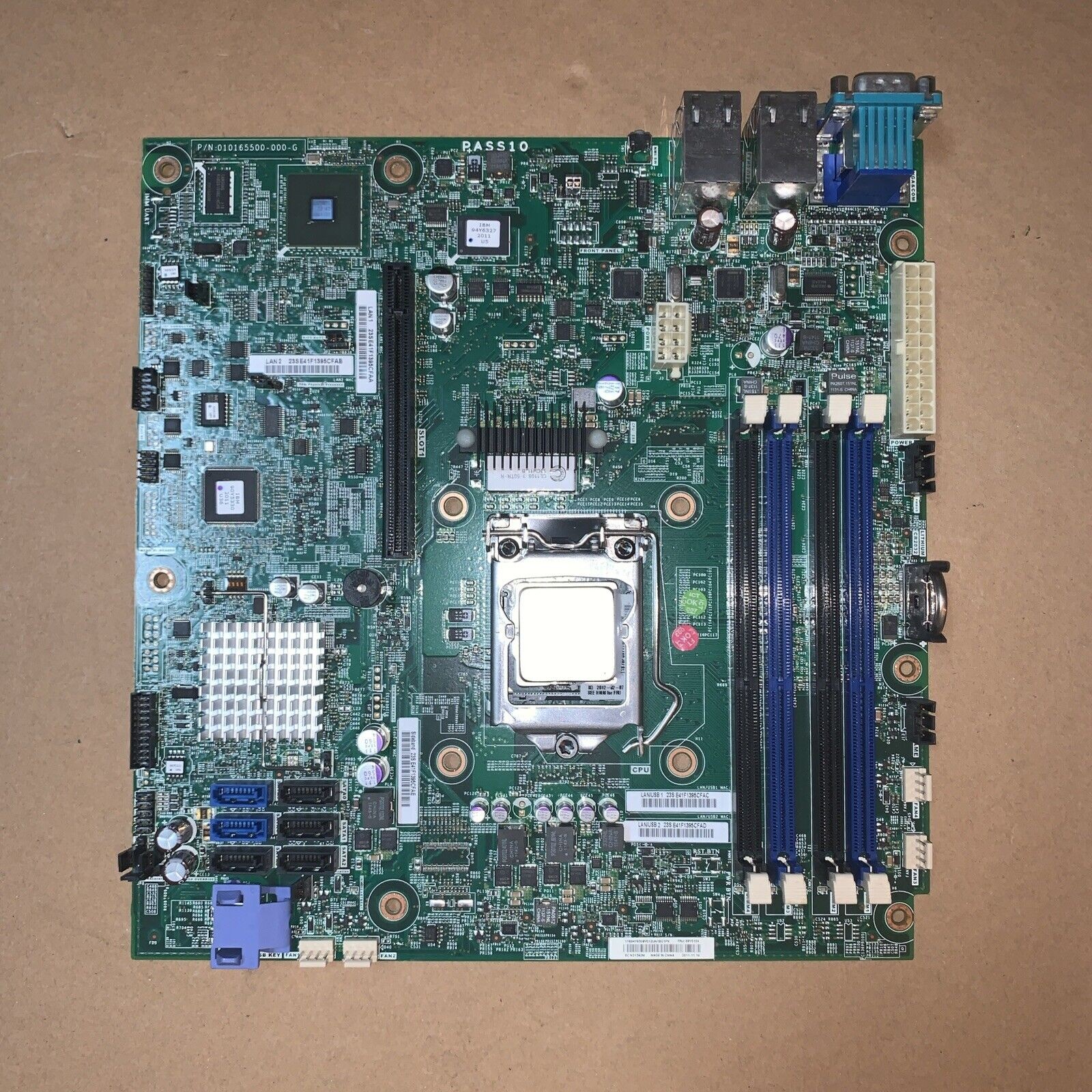 IBM X3250 M4 DDR3 LGA 1155 System Motherboard FRU P/N: 69Y5154