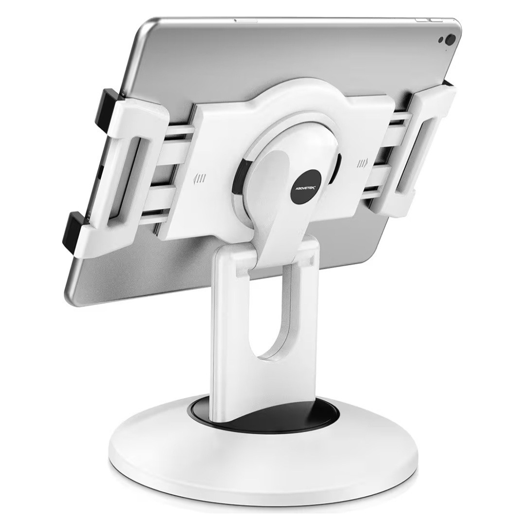 AboveTEK Retail Kiosk iPad Stand, 360° Rotating Commercial POS Tablet Stand,...
