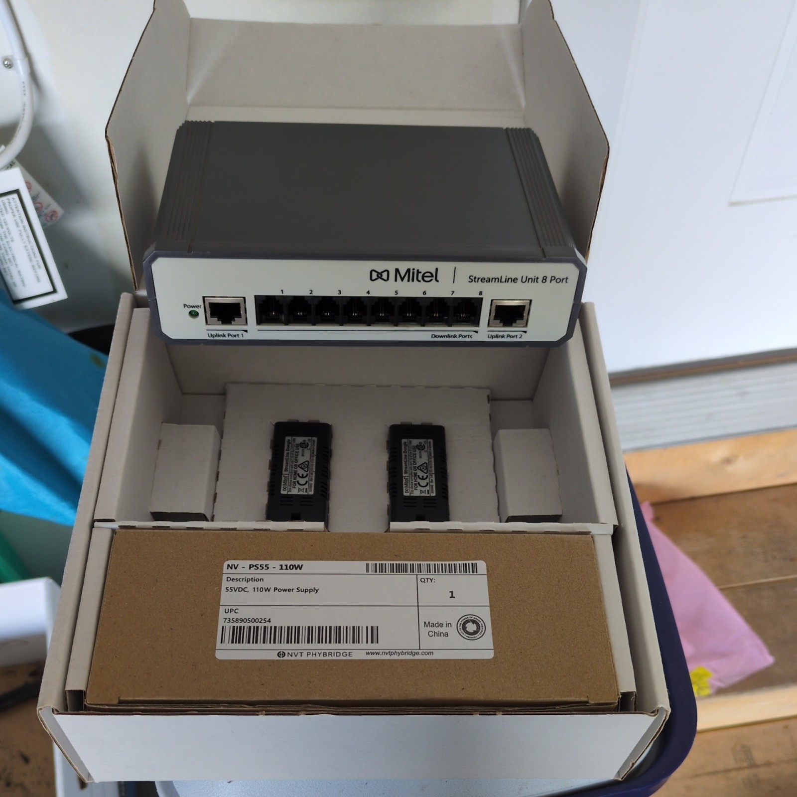 NVT Phybridge Flex8 8-Port PoE+ Unmanaged Switch