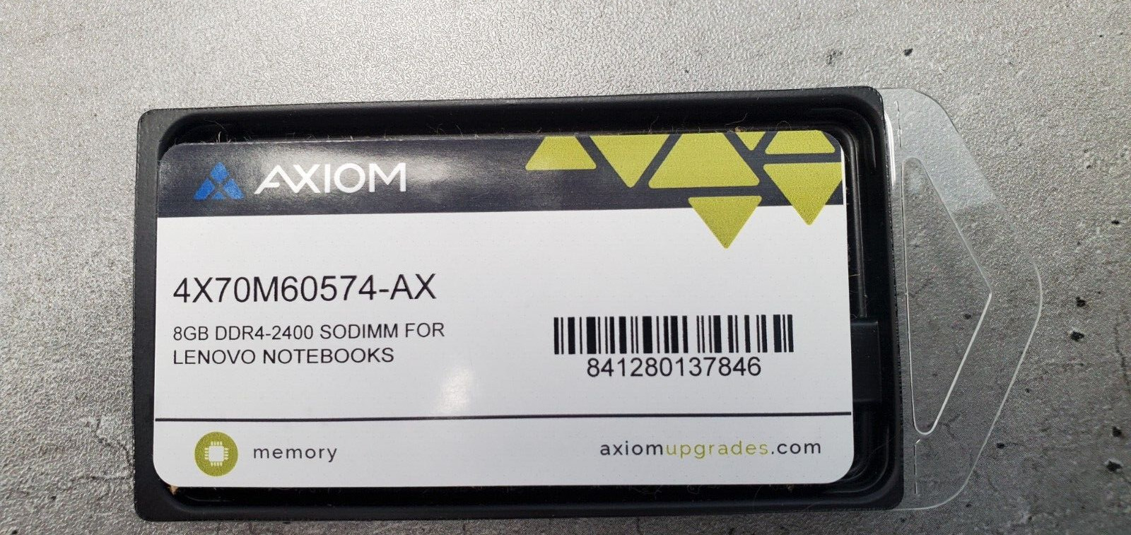 Axiom 8GB DDR4-2400 SODIMM Lenovo Notebooks (4X70M60574-AX) (BRAND NEW/SEALED)