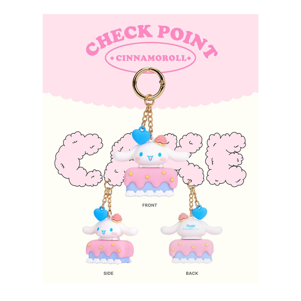 Sanrio 64GB USB Flash Drive Figure Keychain Keyring Bag chain - Cinnamoroll