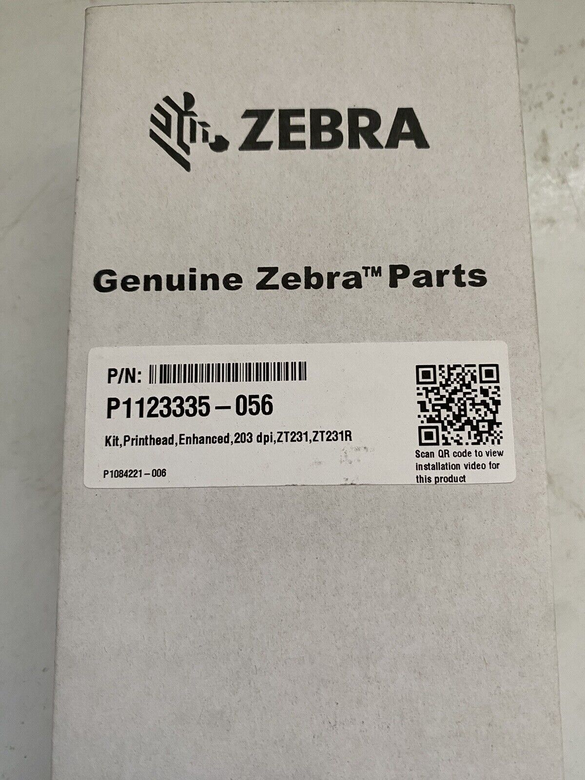 Zebra P1123335-056 Printhead 203dpi For Zebra Label Printers ZT111, ZT231, New